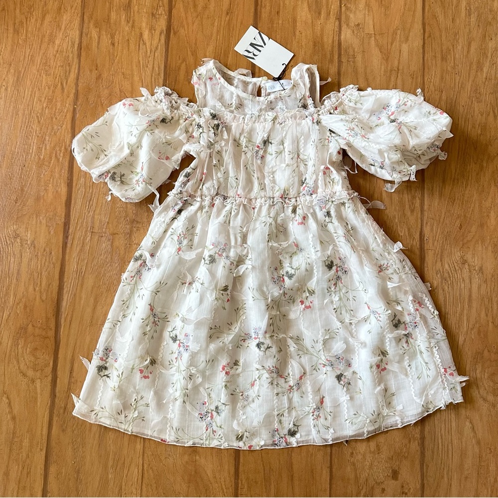 Zara girl floral dress